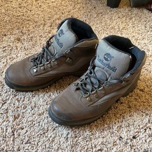 Timberland hiking boots!